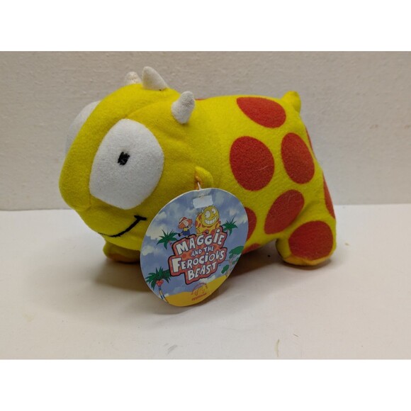 Maggie and the Ferocious Beast Plush 7" Vintage Y2K 2000s Nelvana Toy NWT - Picture 2 of 9